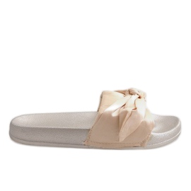 Zapatillas doradas con lazo 5835 dorado