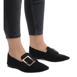 Mocasines negros de ballerinas 6979-P