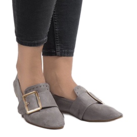 Mocasines bailarinas grises 6979-P