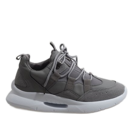 Calzado deportivo gris de moda R-375