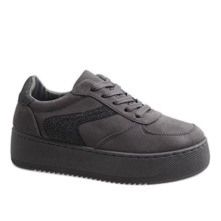 Zapatillas grises en la plataforma B318-21