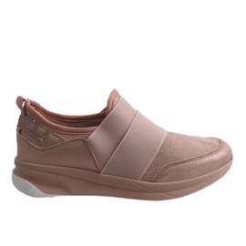 Calzado deportivo rosa de moda X-9732