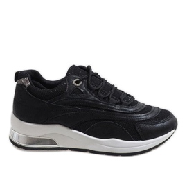 Zapatos deportivos negros de moda LL1718 Zapatos deportivos negros de moda LL1718