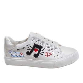 Zapatillas blancas con un toque de G-106 blanco