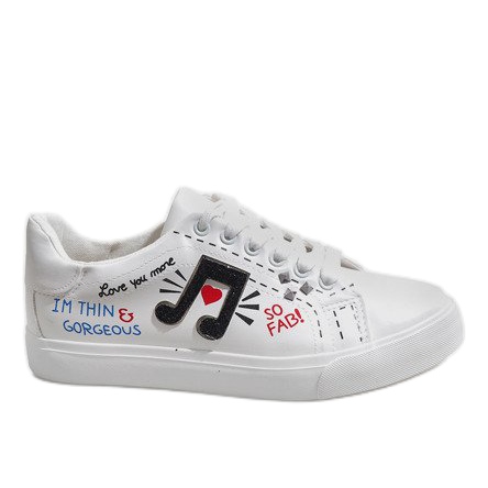 Zapatillas blancas con un toque de G-106 blanco