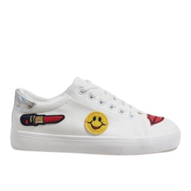 Zapatillas blancas BL75P sello blanco