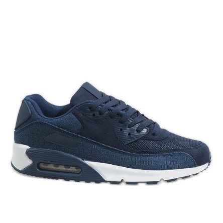 Deportivas hombre azul marino 8104