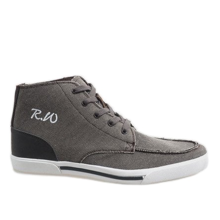 Zapatos altos elegantes marrones F10455 marrón