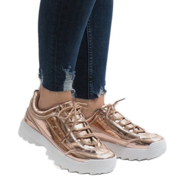 Zapatos deportivos Champagne Fashion 82017 amarillo