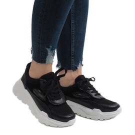 Calzado deportivo negro PP-37 de moda