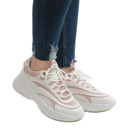 Zapatos deportivos blancos de moda BO-15 Zapatos deportivos blancos de moda BO-15