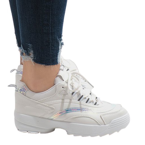 Calzado deportivo blanco de moda BO-62 Calzado deportivo blanco de moda BO-62