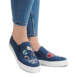 Zapatillas slip-on azul marino NB102P Zapatillas slip-on azul marino NB102P