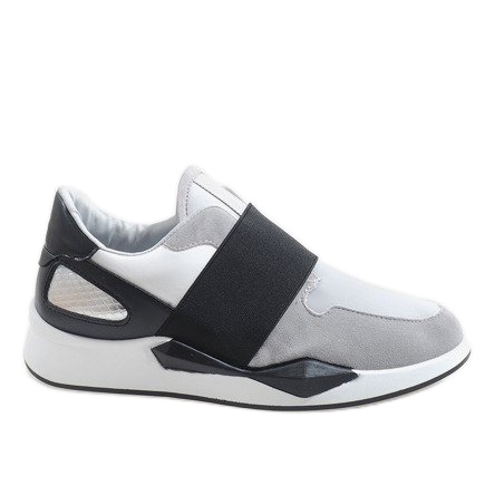 Deportivas lycra grises R371 blanco Deportivas lycra grises R371 blanco