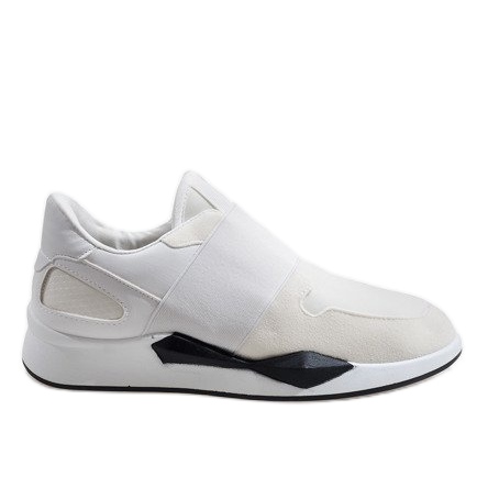 Deportivas blancas de lycra R371 blanco Deportivas blancas de lycra R371 blanco