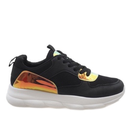 Calzado deportivo negro de moda W-3097 Calzado deportivo negro de moda W-3097