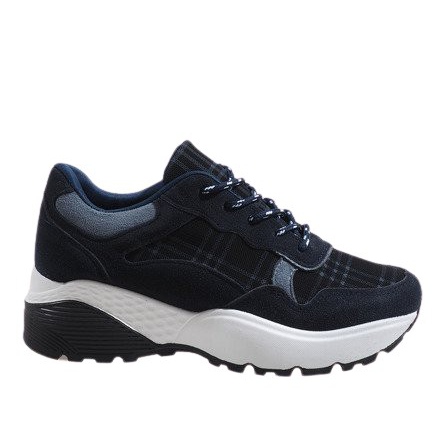 Zapatos deportivos azul marino de moda 61012