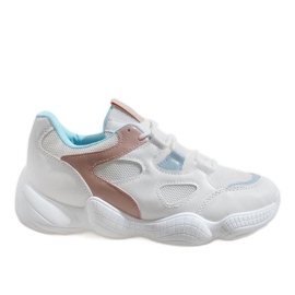 2018-15 zapatos deportivos de moda blancos