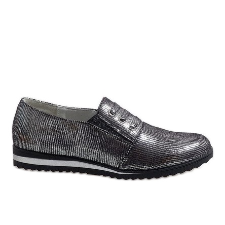 Zapato gris con cordones TL-33 Zapato gris con cordones TL-33