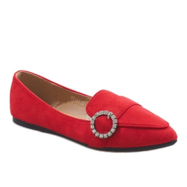 Mocasines rojos DY-01 bailarina