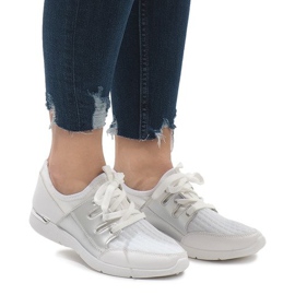 Zapatos deportivos blancos de moda A281