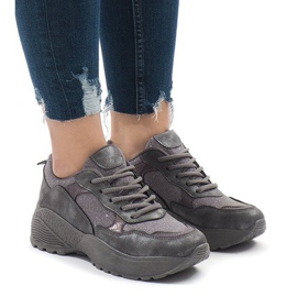 Zapatillas deportivas grises BY-080