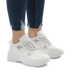 Zapatillas deportivas blancas BY-080 blanco