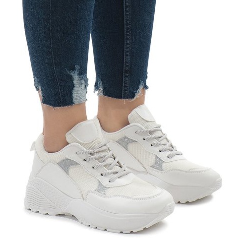 Zapatillas deportivas blancas BY-080 blanco