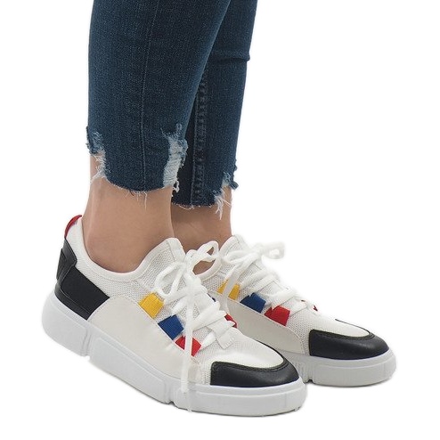 Zapatillas deportivas blancas y negras 2018-9 blanco Zapatillas deportivas blancas y negras 2018-9 blanco