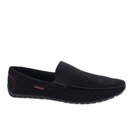 Zapatos bajos elegantes negros Mocasines AB96K-1