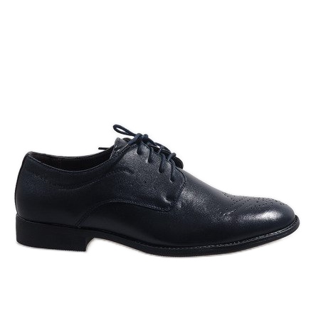 Zapatos azul marino elegantes D181502B