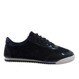 Zapatillas de hombre azul marino JX-22 negro Zapatillas de hombre azul marino JX-22 negro