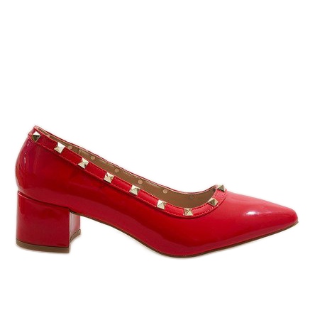 Bombas de laca negra en el pilar X-70 rojo Bombas de laca negra en el pilar X-70 rojo