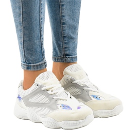 Zapatillas blancas MS522-9 blanco