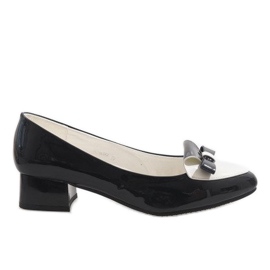 Tacones blancos y negros GF-A166