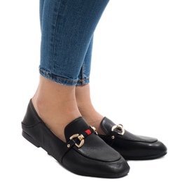 Mocasines bailarina YJX005 negros