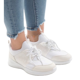 Zapatillas deportivas blancas BY-069 blanco