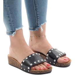 Tacones negros AC-2809