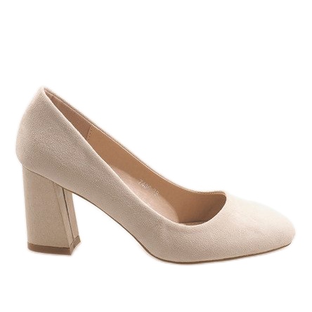 Tacones beige 7436 Tacones beige 7436