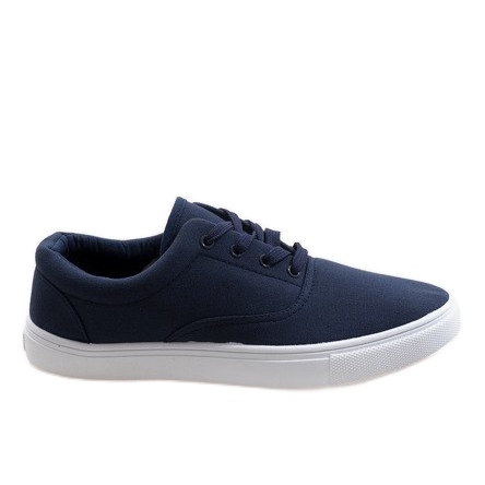 Zapatillas de hombre azul marino QF-10