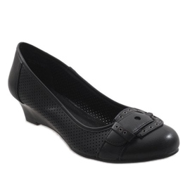 Bombas negras en la cuña TR22-4 negro
