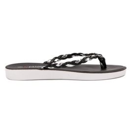 Seastar Chanclas Trenzadas Negras negro