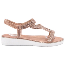 SHELOVET Sandalias sin cordones en Kotrna rosado