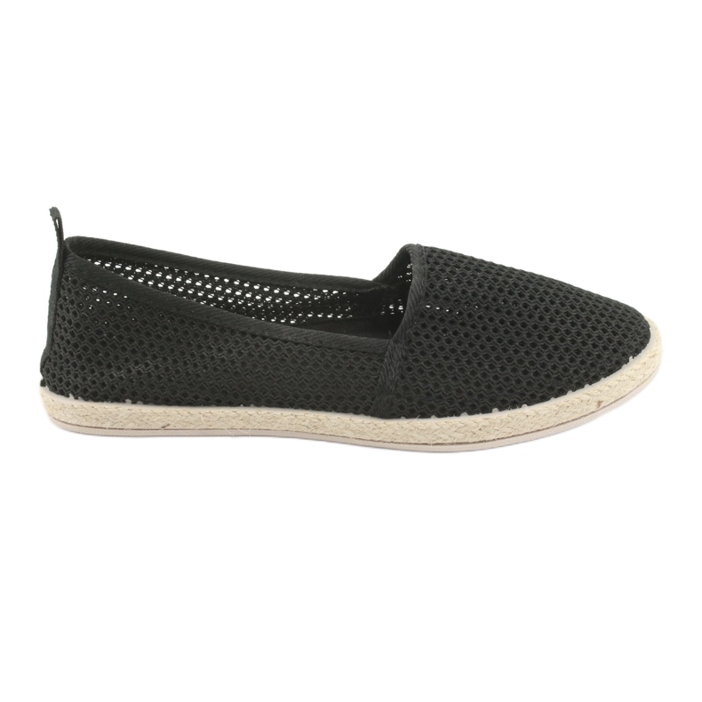 Alpargatas de malla negras JX1029 Negra negro