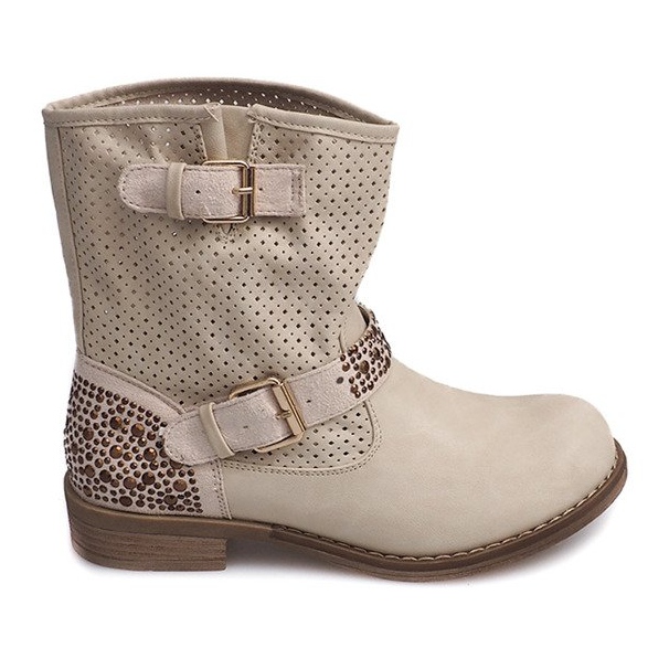 Botas Saszki 8893 Beige Botas Saszki 8893 Beige