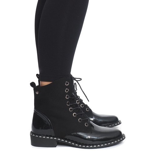 Botas Lacadas Exclusivas BL-29 Negro