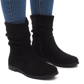 Botas de abrigo Jodhpur L7355 Black negro