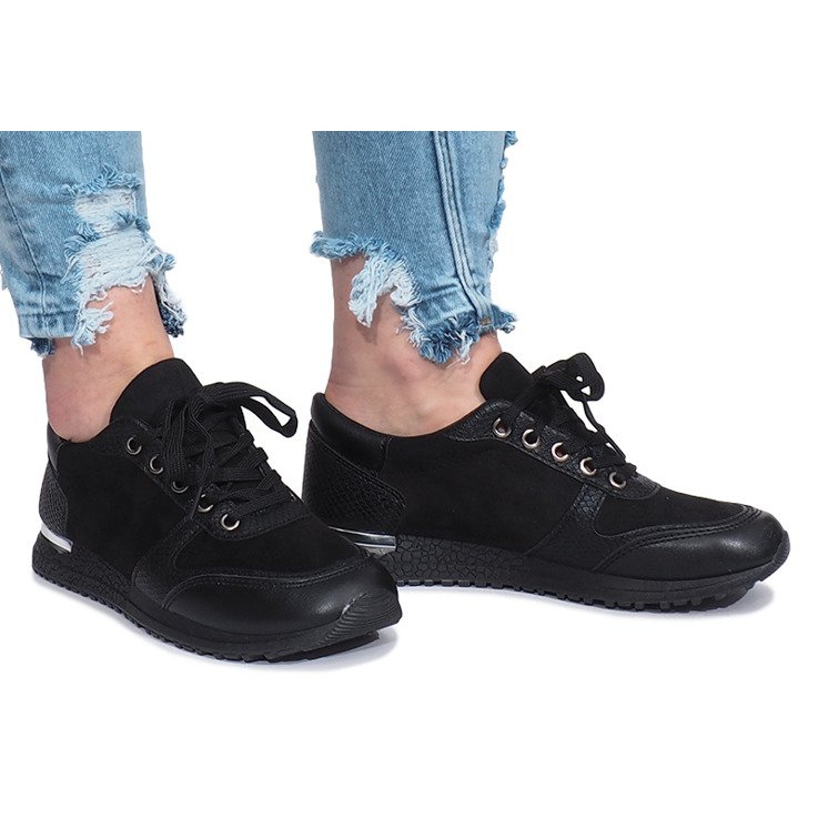 Zapatillas deportivas Lyon negras negro