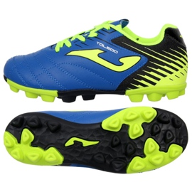 Botas de fútbol Joma Toledo 904 Fg Jr TOLJW.904.24 multicolor azul