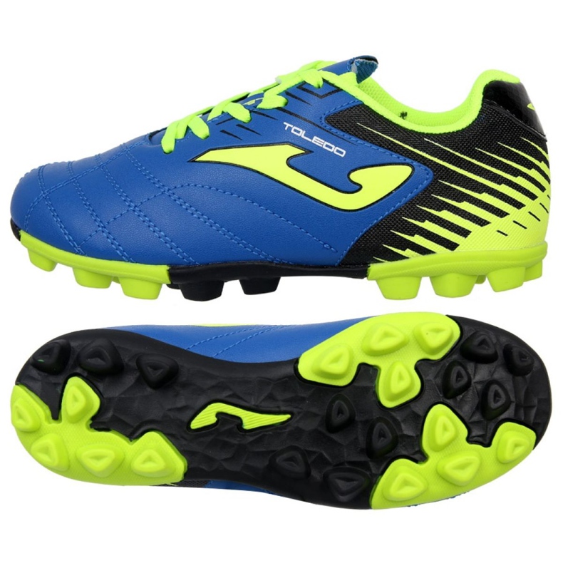 Botas de fútbol Joma Toledo 904 Fg Jr TOLJW.904.24 multicolor azul